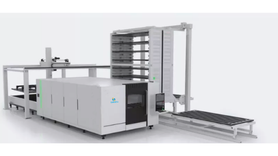 Picture of ultra high power laser cutting machine
