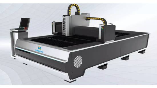 Picture of single platform laser cutting machine