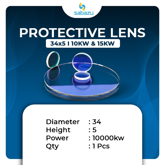 Picture of Protective Lens I 34x5 I 10KW & 15KW