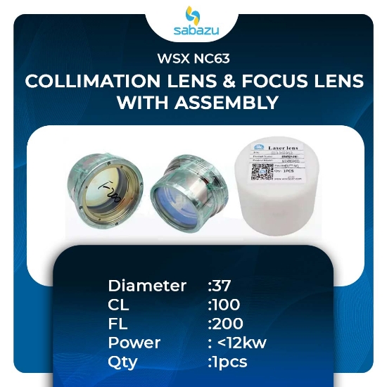 Picture of WSX NC63 - Collimation Lens & Focus Lens With Assembly