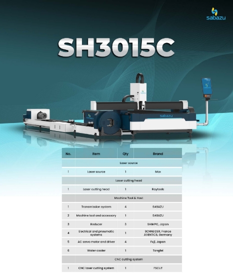 Picture of SH 3015 C Sheet and Tube Combo C Series