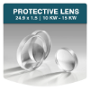 Picture of Protective Lens I 24.9x1.5 I 10KW & 15KW