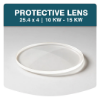 Picture of Protective Lens I 25.4x4 I 10KW & 15KW