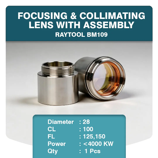 Picture of Raytool BM109 - Focusing & Collimating Lens with Assembly