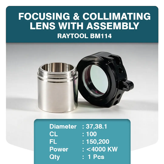 Picture of Raytool BM114 - Focusing & Collimating Lens with Assembly