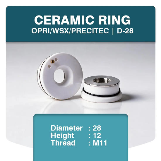 Picture of Ceramic Ring for Opri/WSX/Precitec | Dia:28