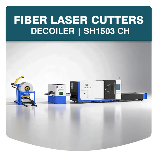 Picture of SH1503 CH Fiber Laser Cutters - Decoiler