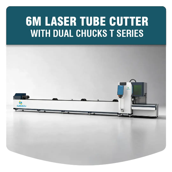 Picture of 6m Laser Tube Cutter with Dual Chucks T Series-SH 6016 T 