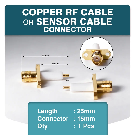 Picture of RF Cable or Sensor Cable Connector (Copper)
